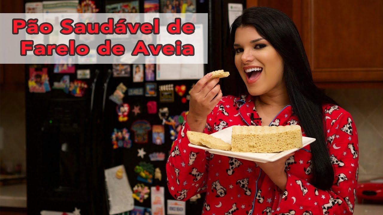 PÃO DE FARELO DE AVEIA FÁCIL E SAUDÁVEL