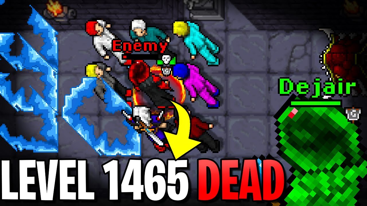Peão do Dejair pegou PK no Meu Server e Tomou a Lei no Tibia 🔥