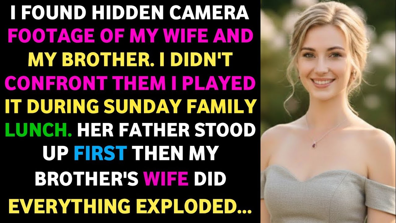 I Found Hidden Camera Footage of My Wife and My Brother. I Didn’t Confront Them #betrayal!