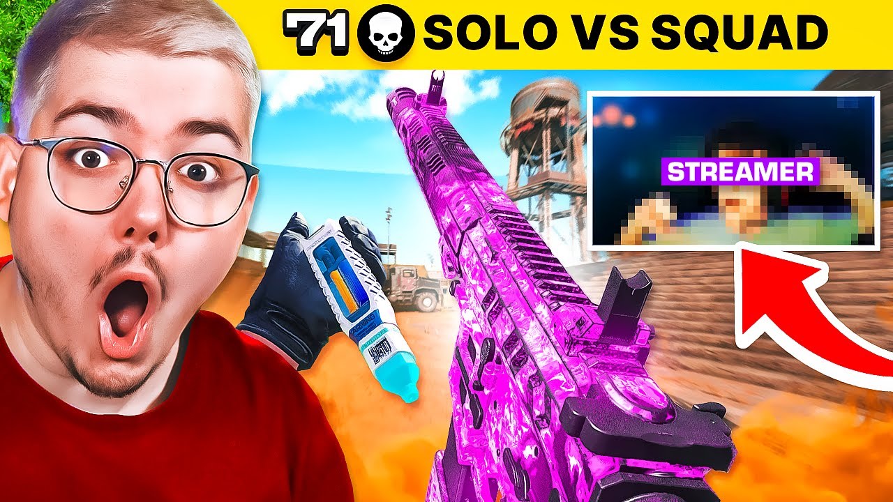 Un INCONNU BAT le WORLD RECORD en SOLO VS SQUAD sur Rebirth Island ! (71 kills)