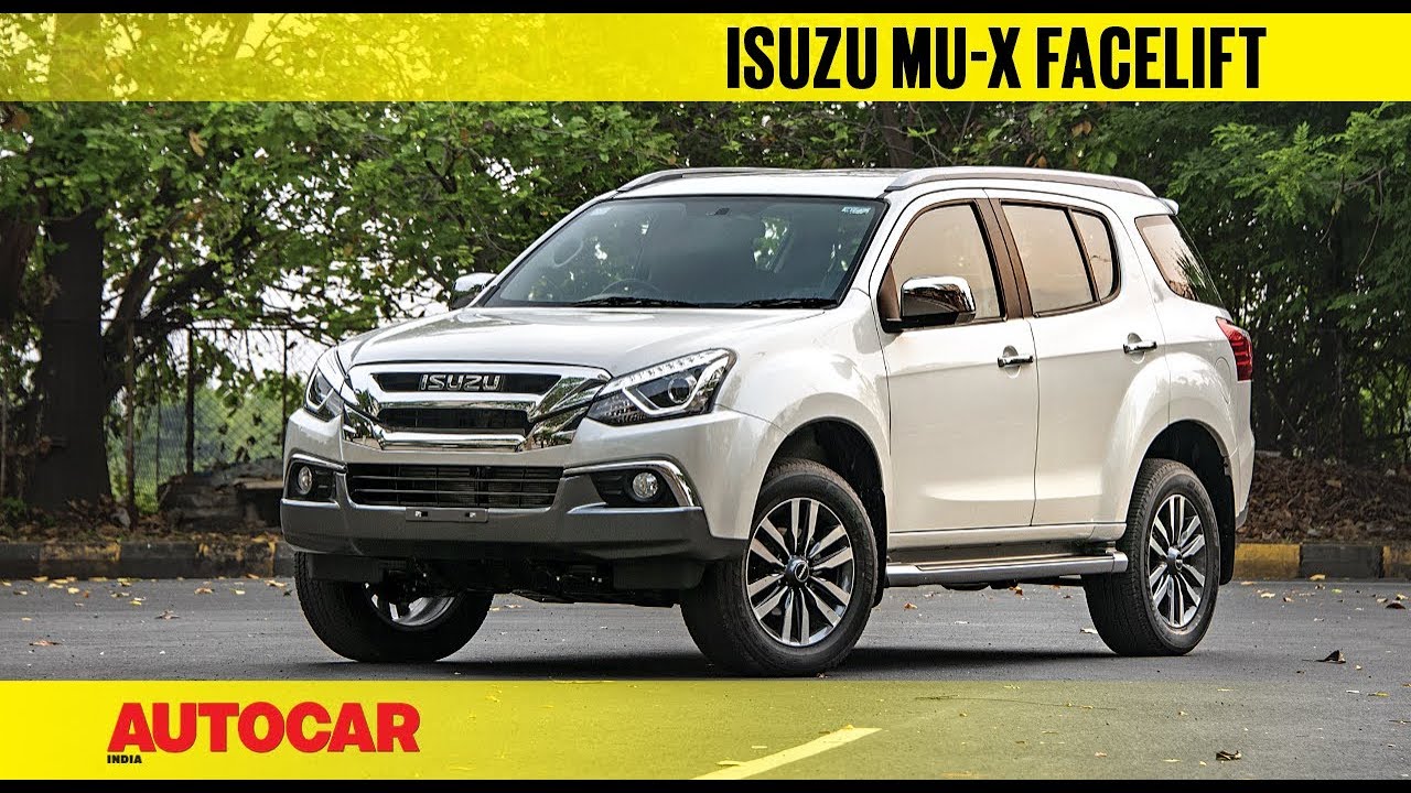 2018 Isuzu MU-X facelift | First Look Preview | Autocar India