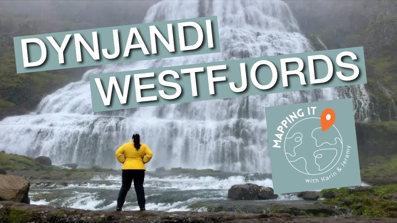 DRIVING TO DYNJANDI WATERFALL the best waterfall in Iceland (See Iceland Westfjords in ONE DAY)