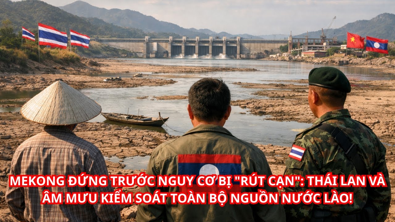 MEKONG ĐỨNG TRƯỚC NGUY CƠ BỊ "RÚT CẠN": THÁI LAN VÀ ÂM MƯU KIỂM SOÁT TOÀN BỘ NGUỒN NƯỚC LÀO!