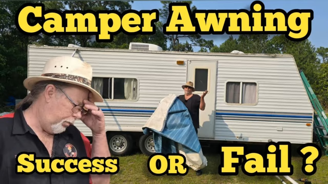 DIY Camper Awning Replacement (Our First Time – Mistakes & Fixes!)