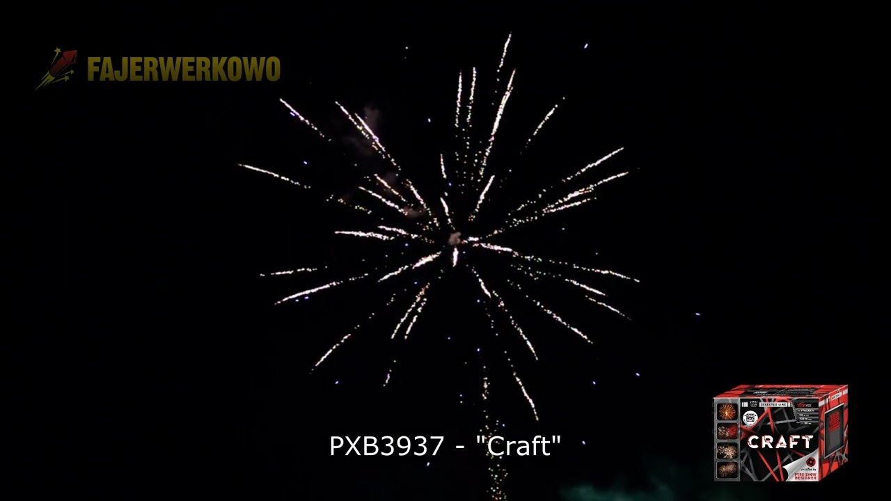 Craft PXB3937 - bateria z fontanną 48 strzał&oacute;w Piromax