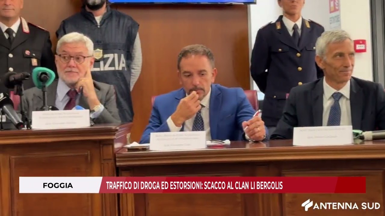 15 OTTOBRE 2024 -  TRAFFICO DI DROGA E  ESTORISIONI, SCACCO AL CLAN LI BERGOLIS