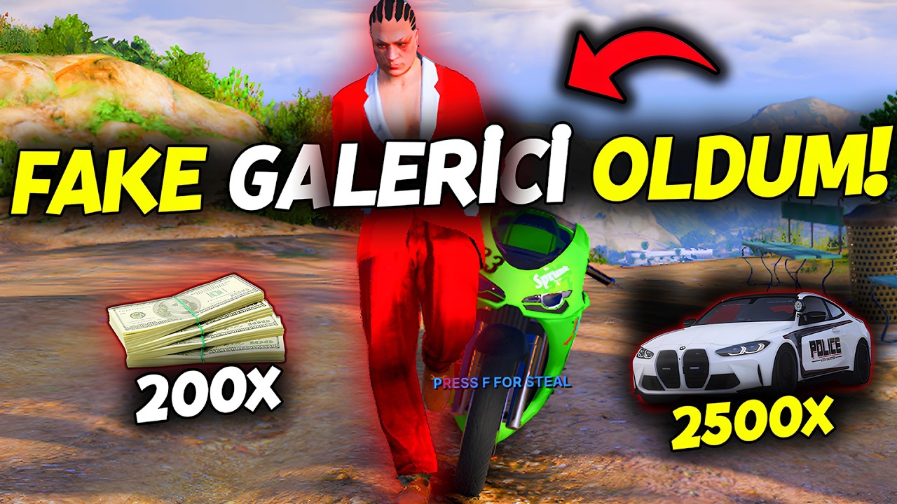 Fivem Hile İle Fake Galerici Olup Sunucuya Araba Dağıttım! (Fivem Hile Troll)