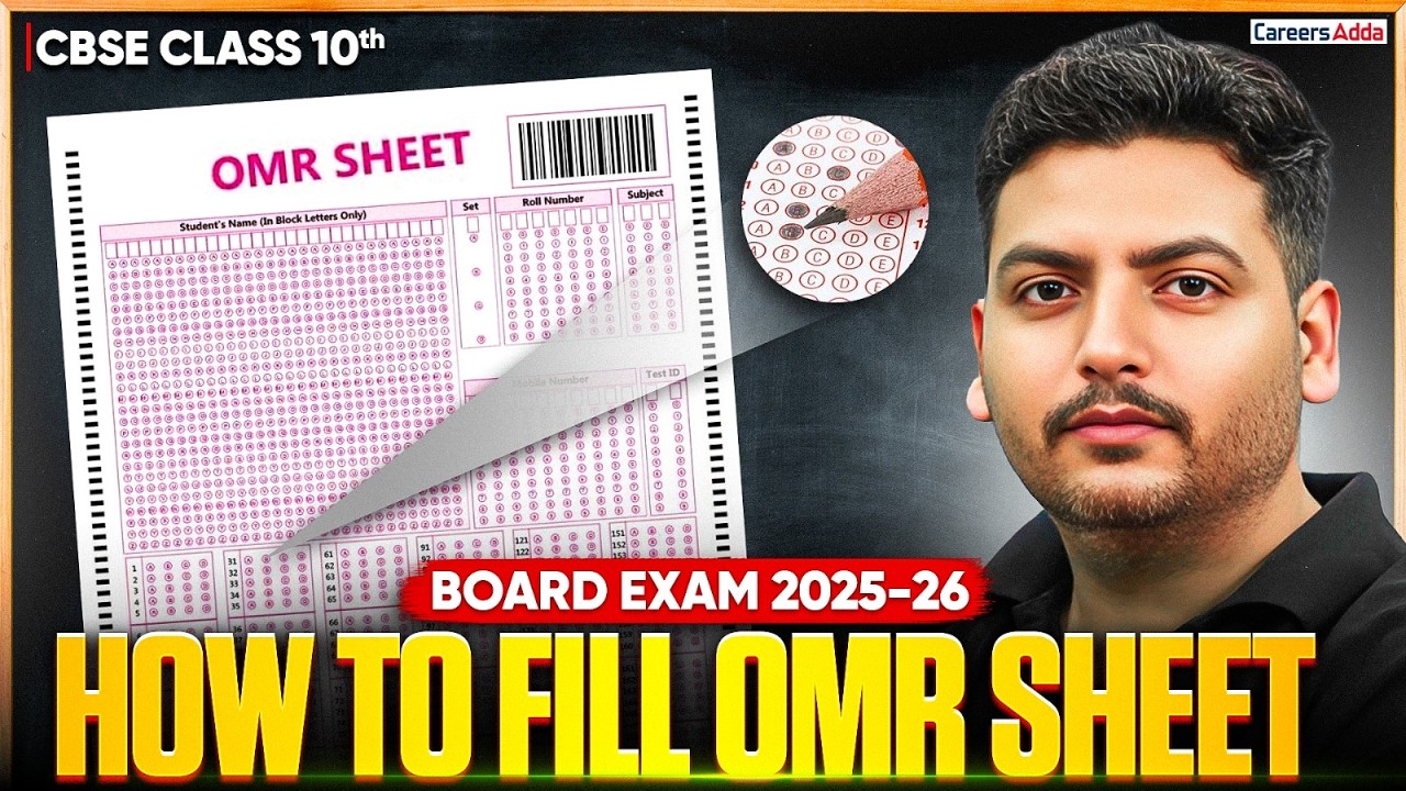 How to Correctly Fill OMR Sheet? CBSE Boards Exam 2026 | Class 10 Boards 2026 #cbseboardexam2026