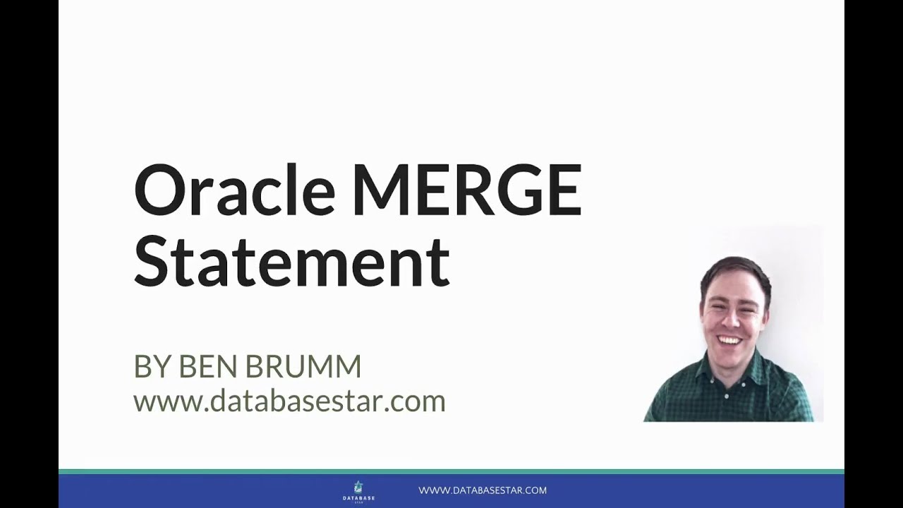 Oracle SQL MERGE Statement