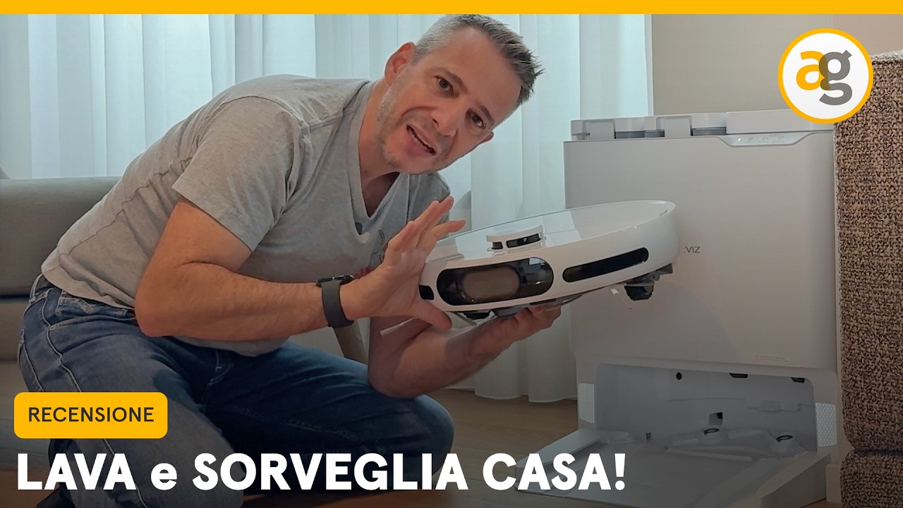 ROBOT ASPIRAPOLVERE e LAVAPAVIMENTI che SORVEGLIA CASA Recensione EzViz rs20 pro