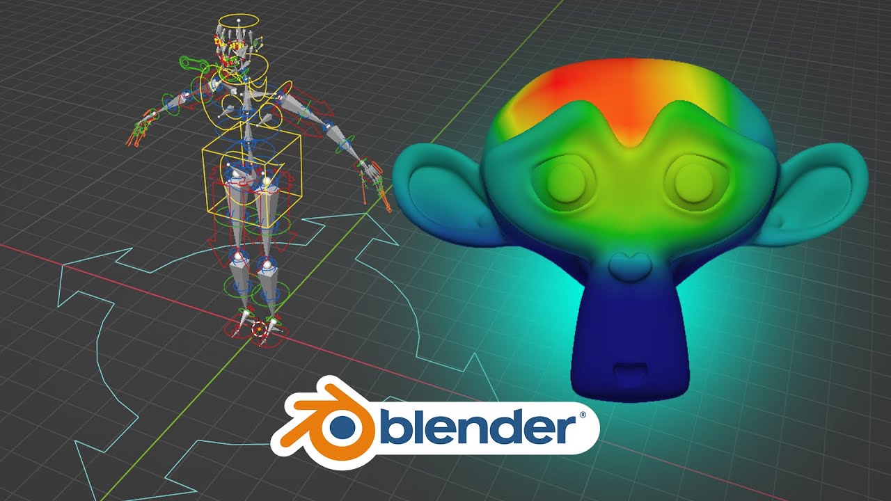 چگونه در بلندر ریگ و انیمیشن انجام بدیم | Rigging In Blender