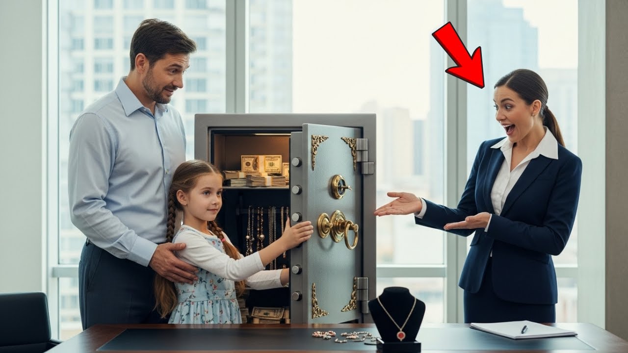 Öffne den Safe, dann heirate ich dich!“ witzelte der CEO — doch die Tochter des Single-Dads