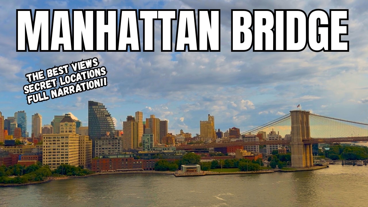 MANHATTAN BRIDGE: Walking Manhattan To Brooklyn - INSANE NYC VIEWS | 4K HDR 