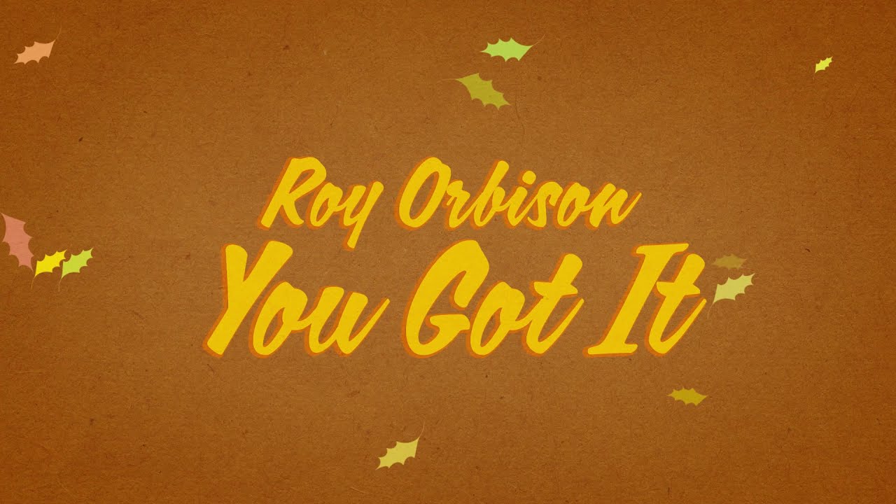 Roy Orbison - You Got It (Official Audio)