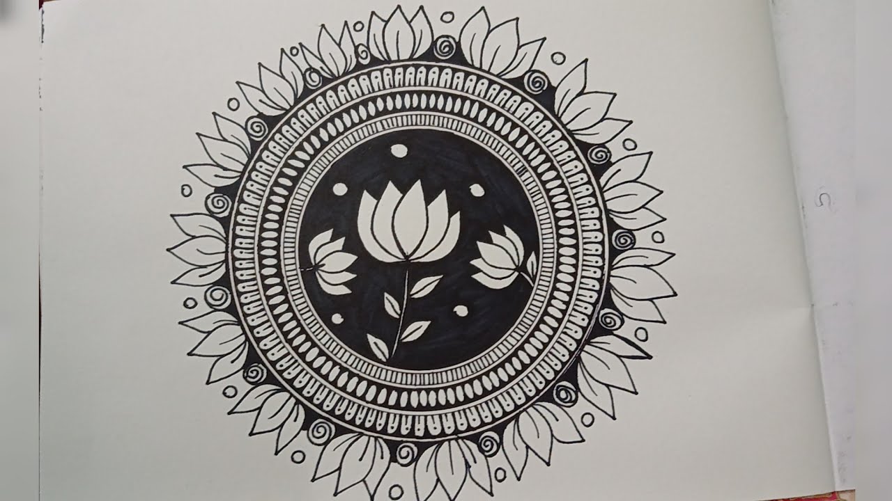 “Mandala Magic Live ✨ | Simple Pen Art That Looks Amazing!”