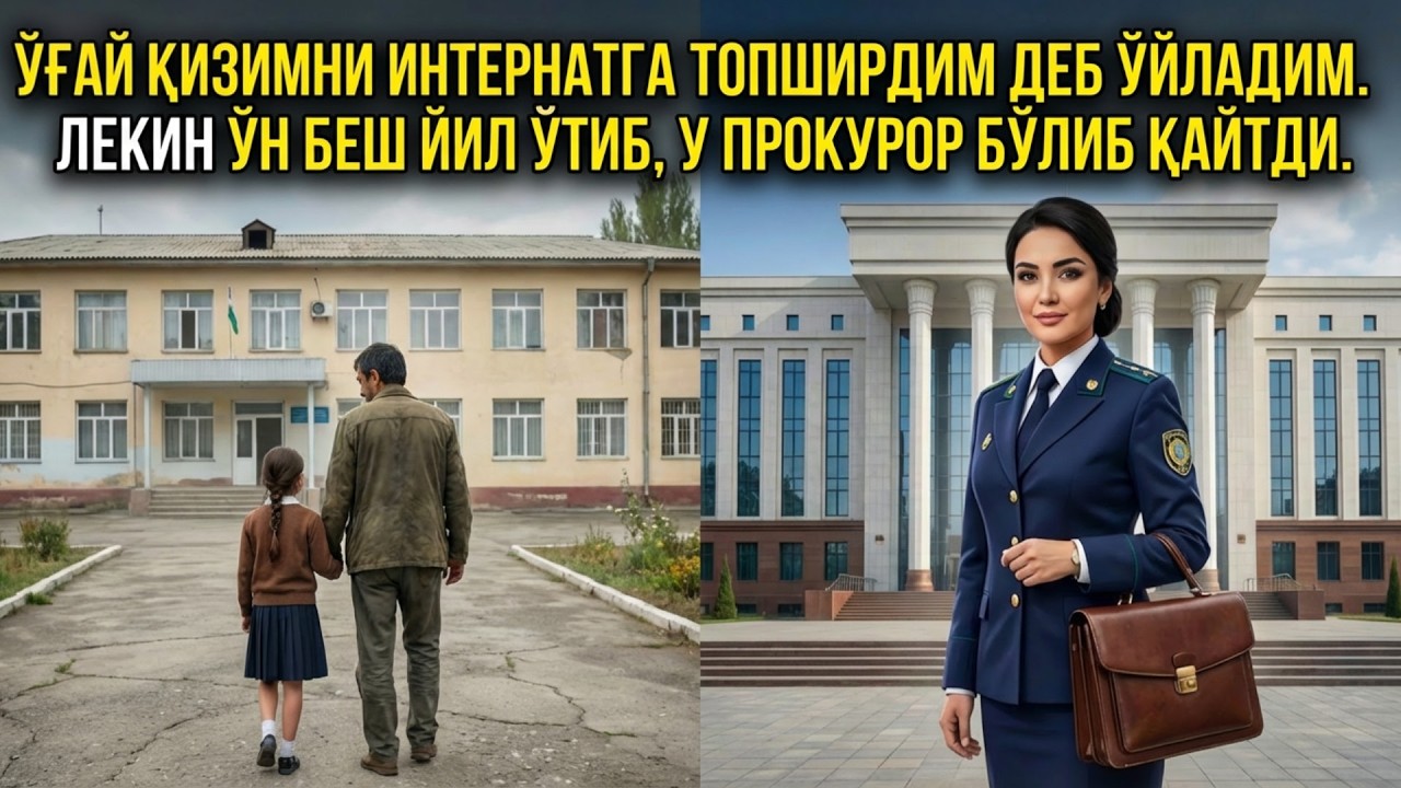 Ўғай қизимни интернатга топширдим деб ўйладим. Лекин ўн беш йил ўтиб, у прокурор бўлиб қайтди