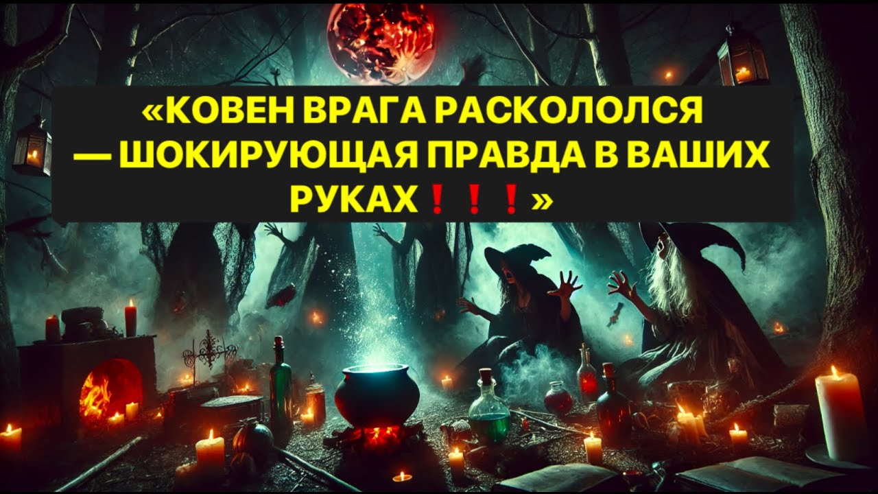 «КОВЕН ВРАГА РАСКОЛОЛСЯ— ШОКИРУЮЩАЯ ПРАВДА В ВАШИХ РУКАХ❗️❗️❗️»