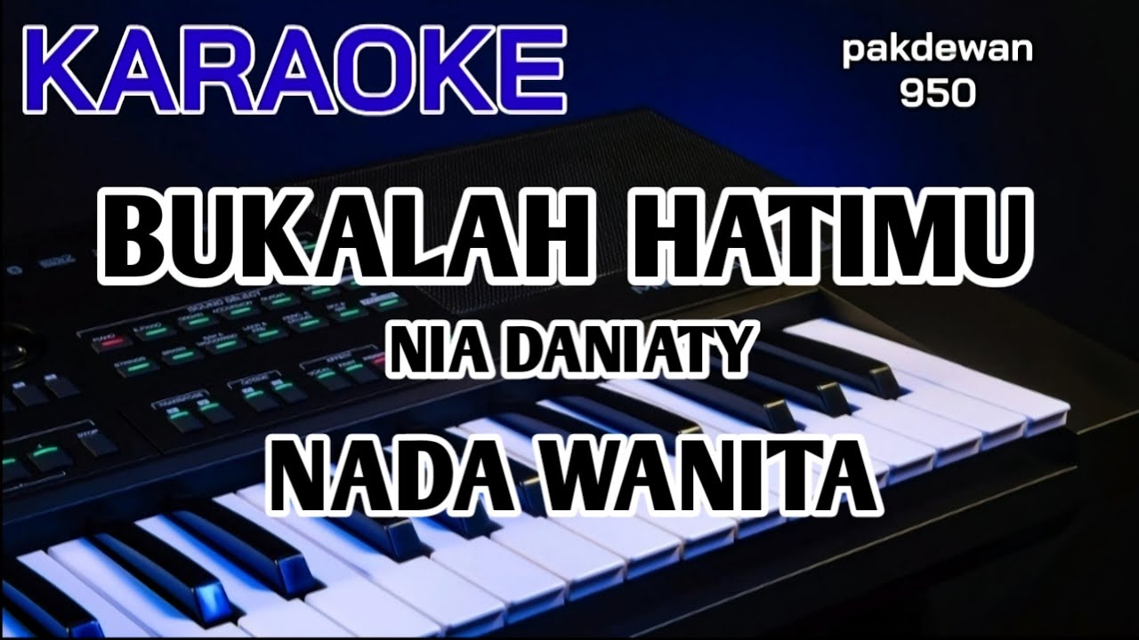NIA DANIATY || BUKALAH HATIMU || KARAOKE || COVER