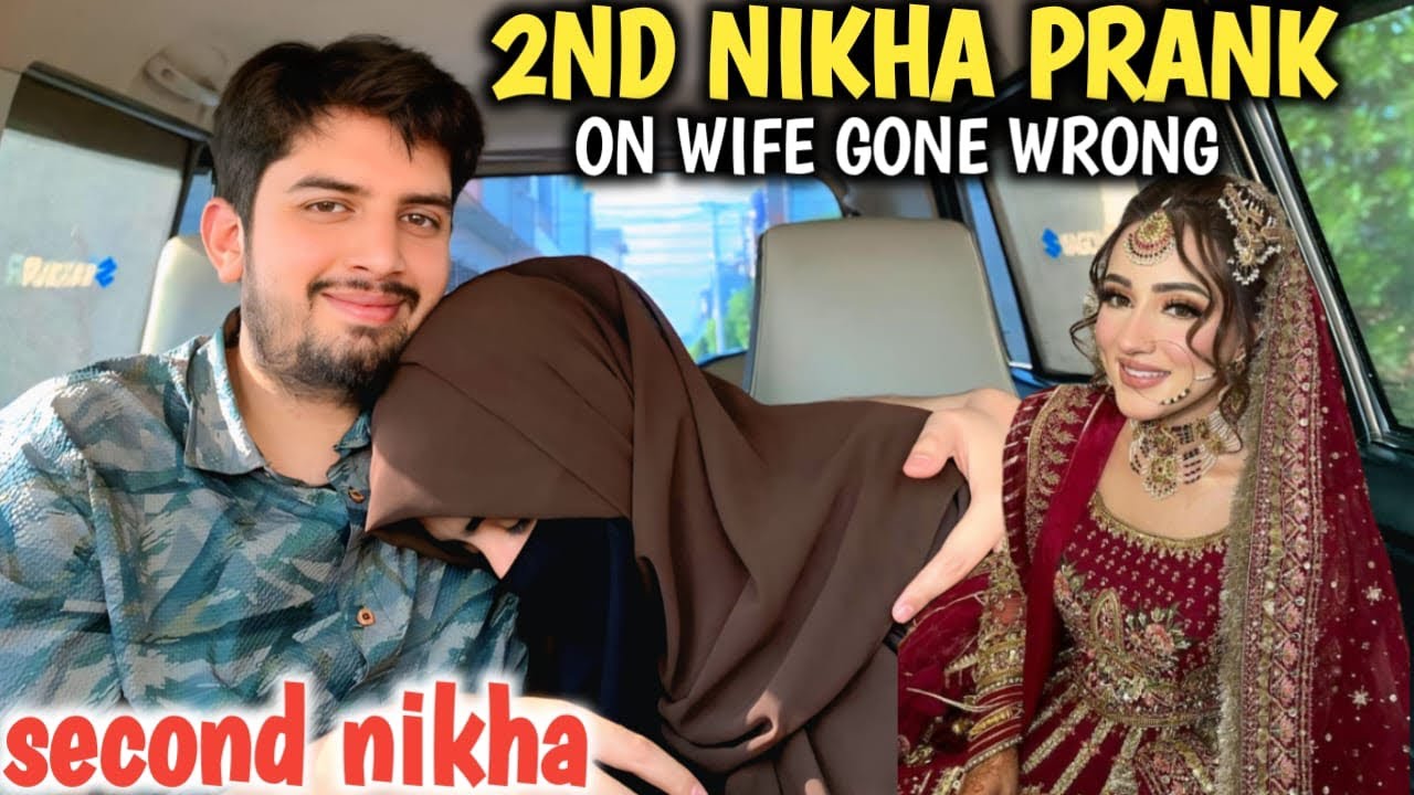Second Nikkah Prank On Wife🥹|| Haniya Rony Lag Gae🥵|| Extremely Gone Wrong