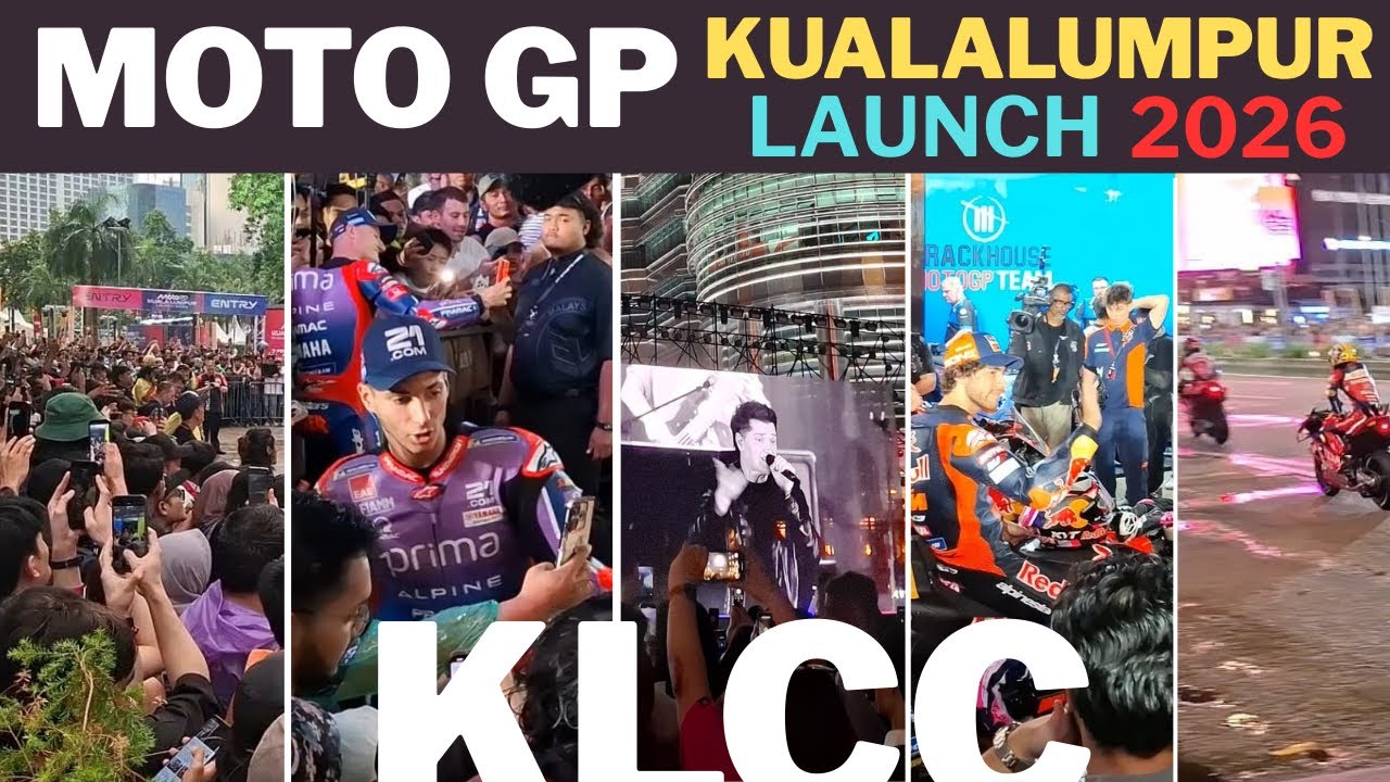 Moto GP kualalumpur launch 2026 klcc /kualalumpur Malaysia 