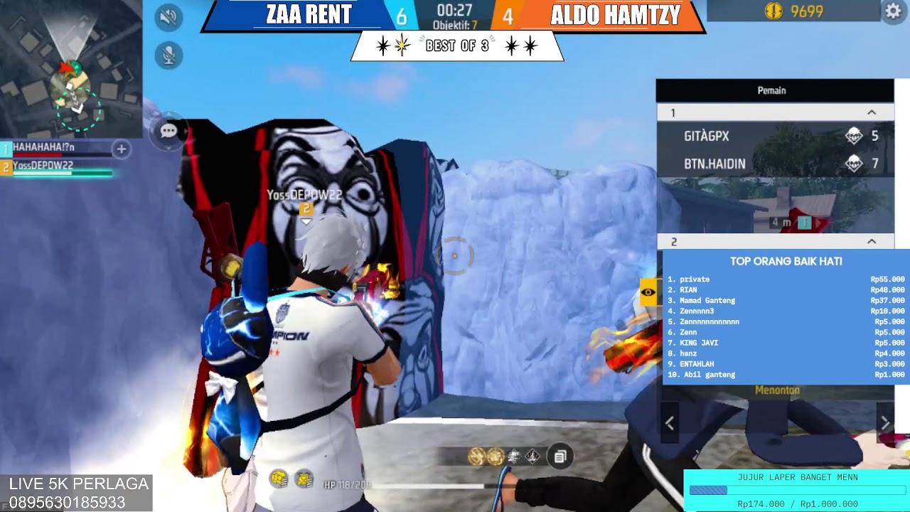 22 ZAA PC 1SG 2M RENT VS ALDO HAMTZY | LAGA RIAN BY UCOK