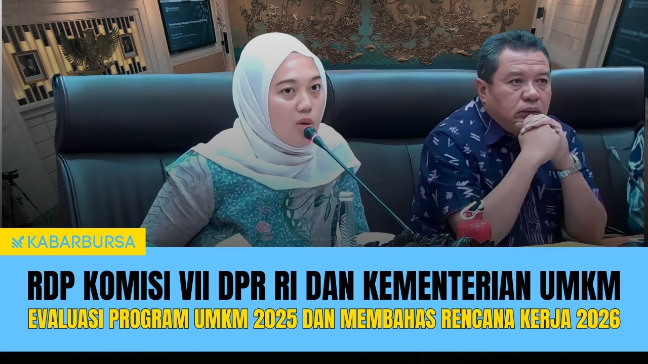 [LIVE] RDP Komisi VII DPR RI dengan Kementerian UMKM, Evaluasi Program Kerja 2025