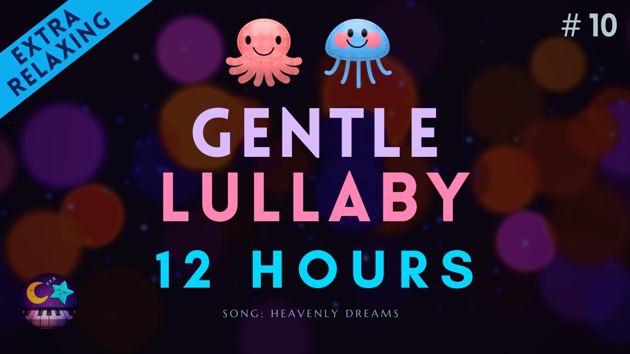 Sleep music 12 hour lullaby dark screen - Lullaby for babies to go to sleep #10 