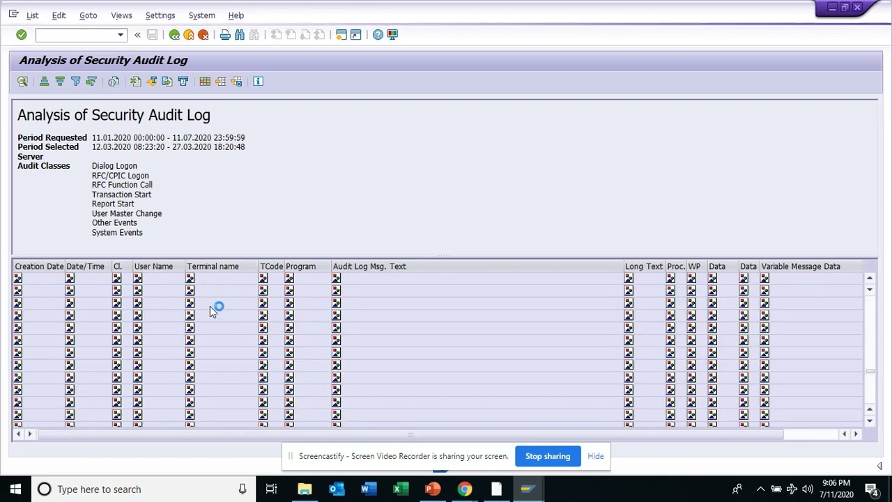 SAP Security_ Audit Logs SM20 SM21