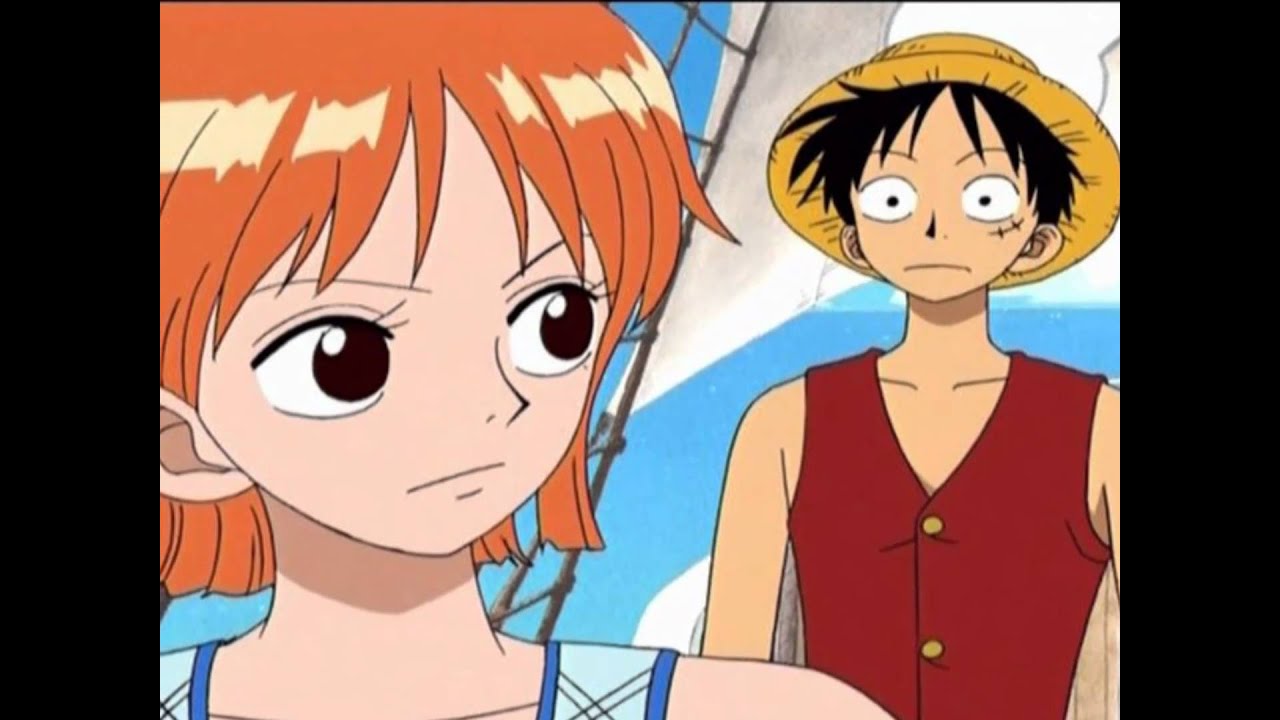 Luffy and Nami-Kiss From A Rose