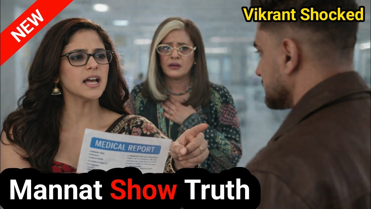 Mannat today new episode|| Vikrant Shocked, mannat shows Aishwarya DNA report truth 