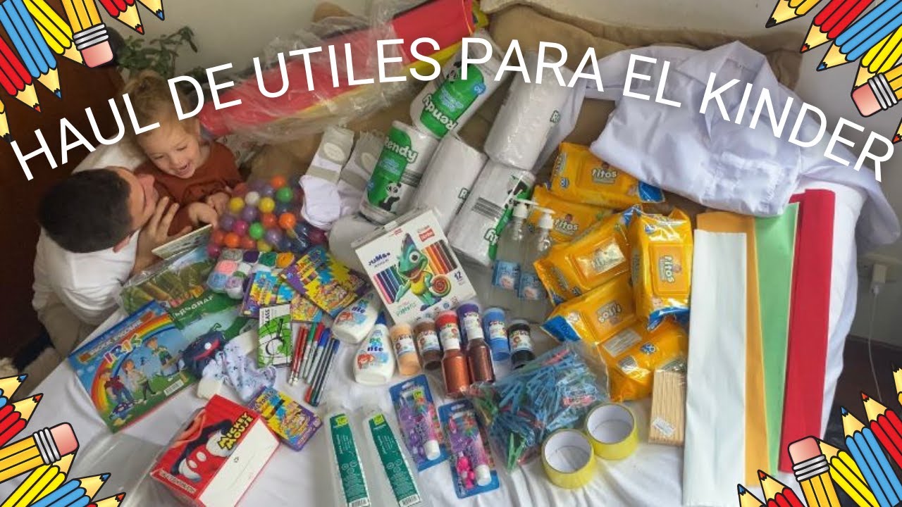 HAUL DE UTILES PARA EL KINDER DE MI BEBÉ | ¿CUANTO GASTAMOS?| MAMÁ JOVEN