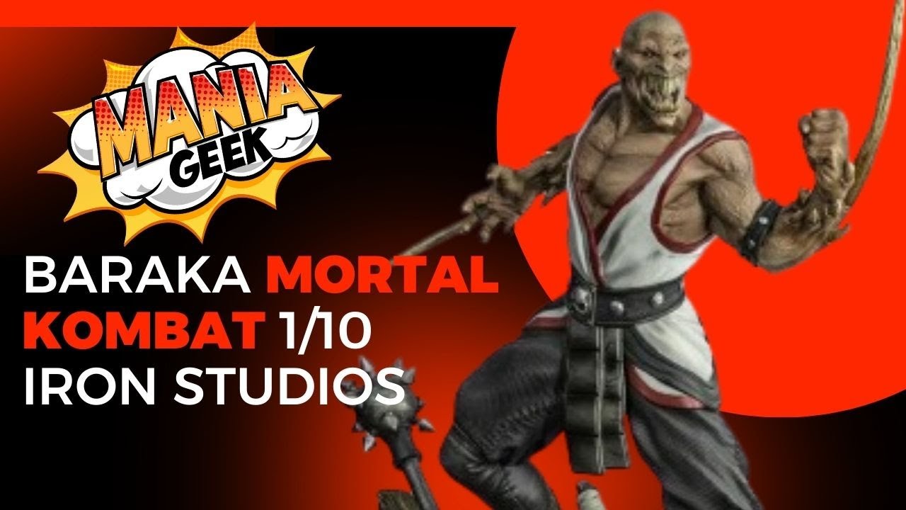 UNBOXING Baraka - Mortal Kombat - Art Scale 1/10 - Iron Studios