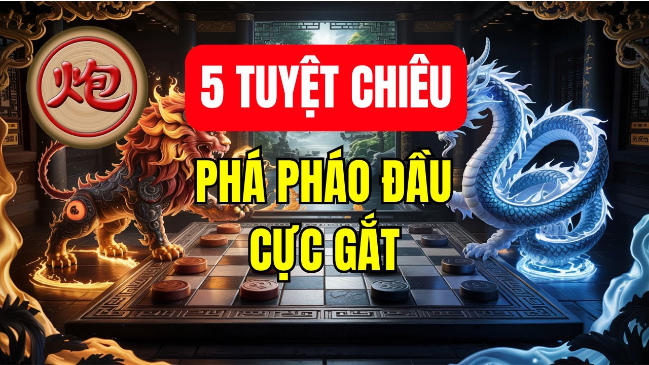 Phá Pháo Đầu Chuẩn Cao Thủ – 5 Tuyệt Chiêu Khai Cuộc!