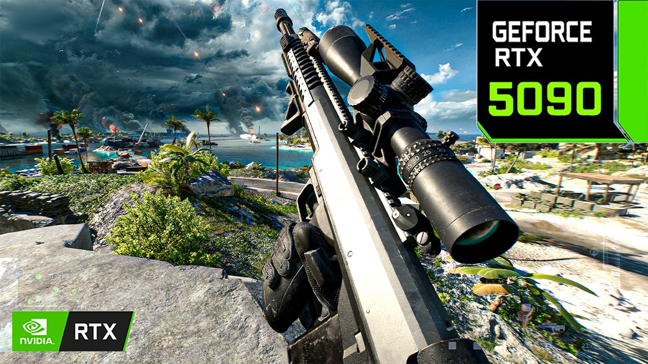 Battlefield 6 : RTX 5090 32GB + AMD Ryzen 7 9800X3D ( 4K OVERKILL Graphics DLSS )