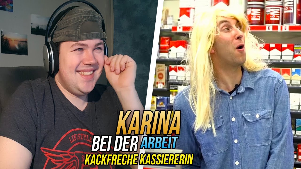 Karina bei der Arbeit - Kackfreche Kassiererin !!! | REAKTION