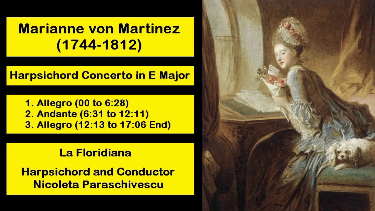 Marianne von Martinez (1744-1812) - Harpsichord Concerto in E Major