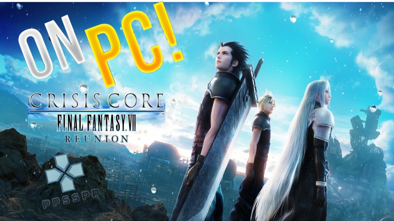 Crisis Core: Final Fantasy VII | PSP Gameplay on PPSSPP Emulator (HD)