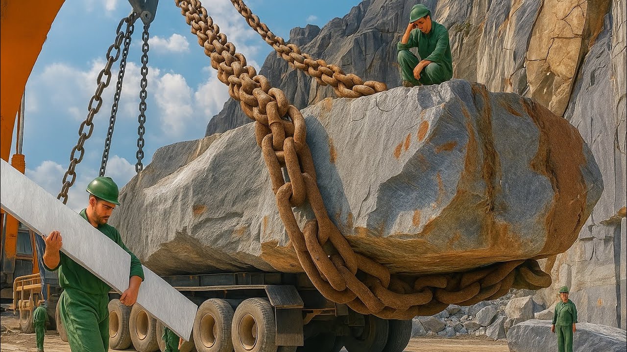 How Beautiful Marble Is Made From Big Stone | Let’s See the Amazing Process