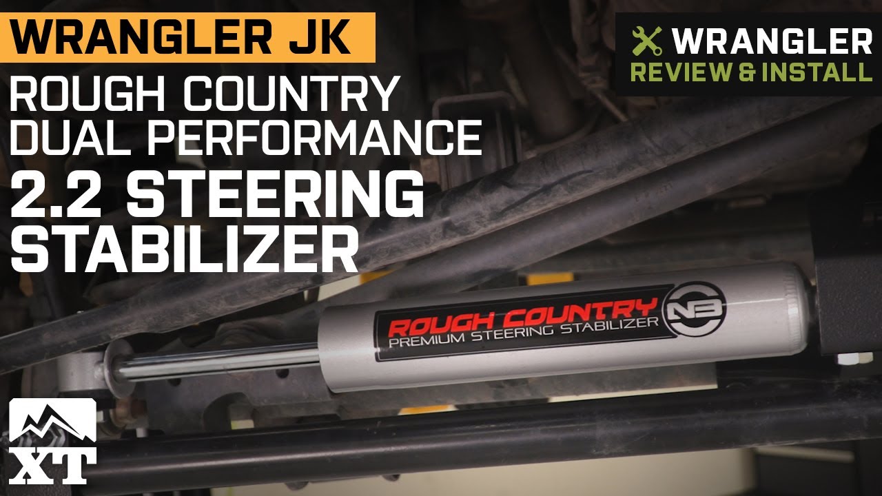 Jeep Wrangler JK Rough Country Dual Performance 2.2 Steering Stabilizer Review & Install
