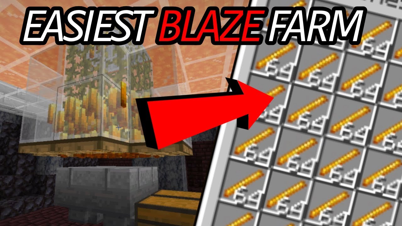 Easiest BLAZE Spawner XP Farm in Minecraft 1.21.8 | Java & Bedrock Edition