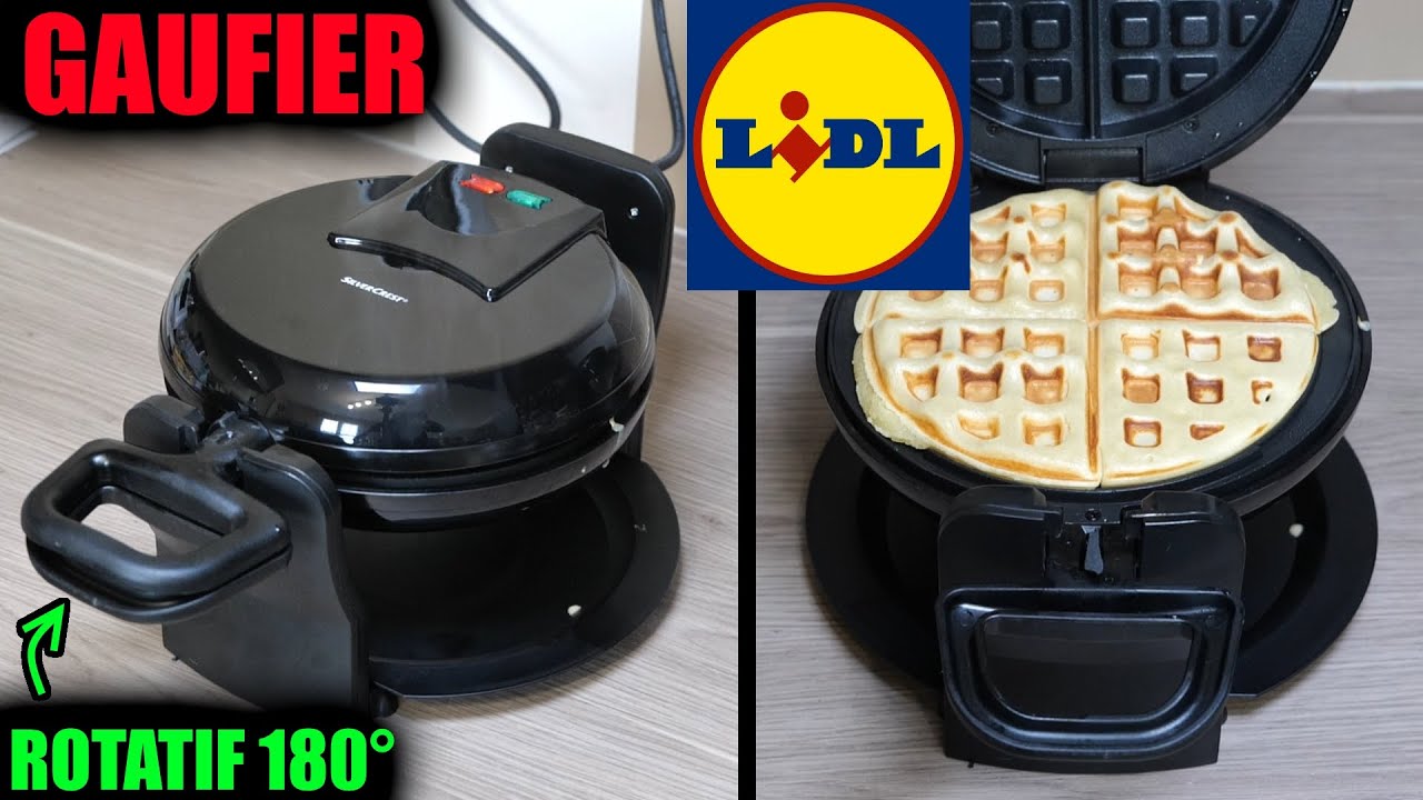 LIDL Вращающаяся вафельница 180° SILVERCREST sdw 1000 a1 (подзаголовок)