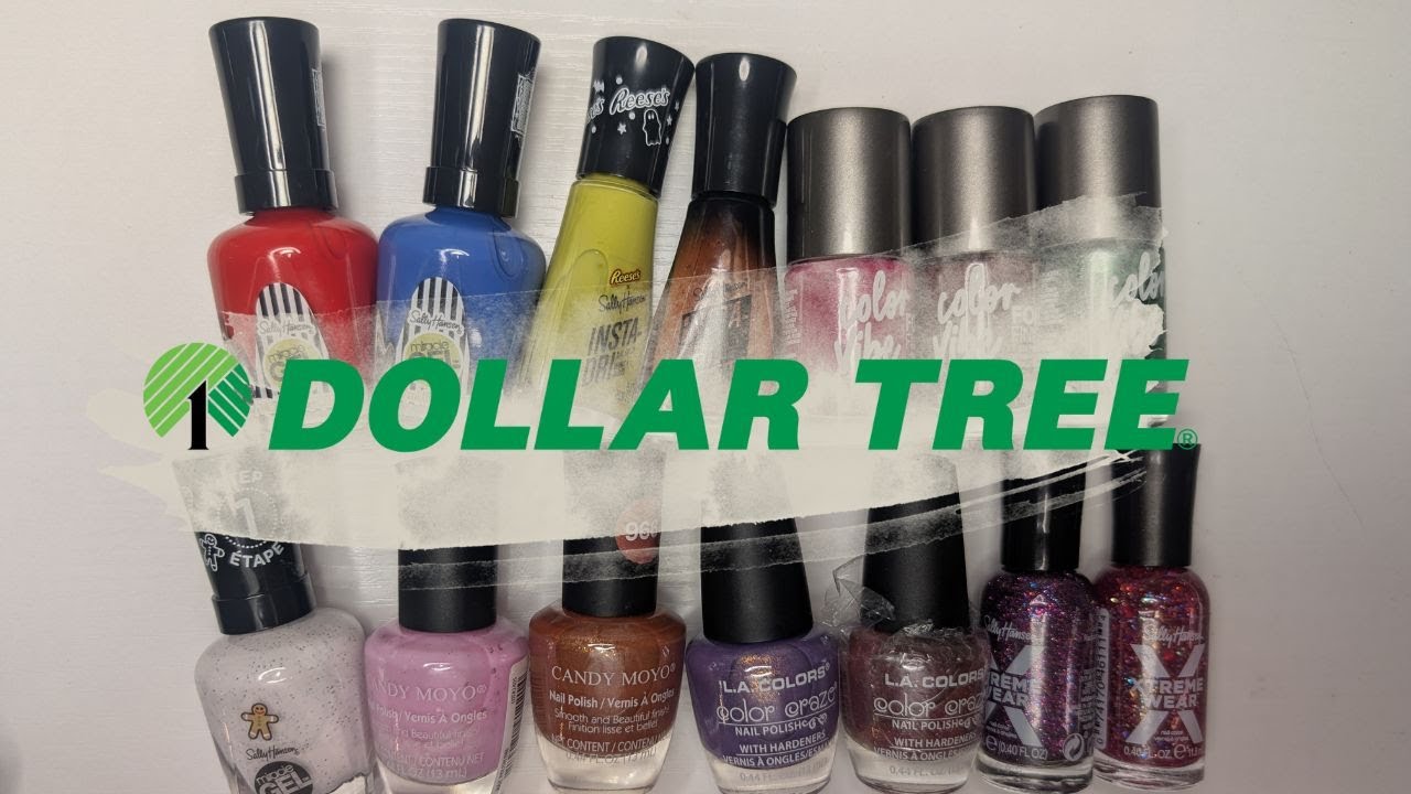 DOLLAR TREE NAIL POLISH HAUL