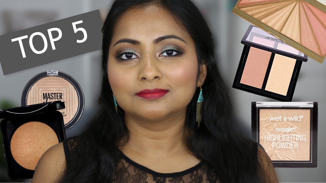 TOP 5 Drugstore Highlighters for Brown/Tan Skin