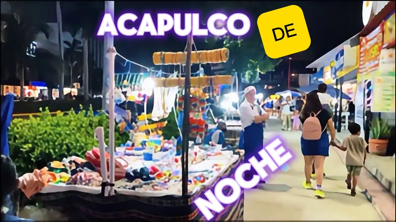 ACAPULCO DE NOCHE!!!! QUE ENCONTRARÁS RECORRIENDO LA COSTERA