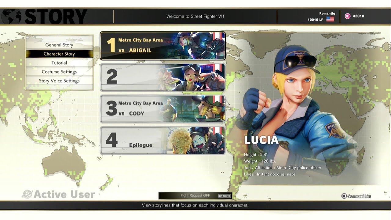 Street Fighter V |  Lucia Morgan