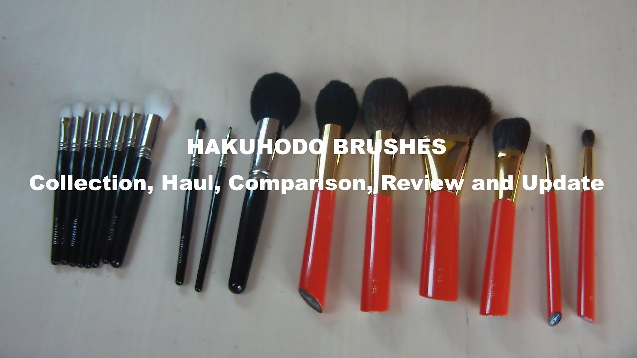 Hakuhodo Brushes - Our Collection, Haul, Comparison, Review and Update