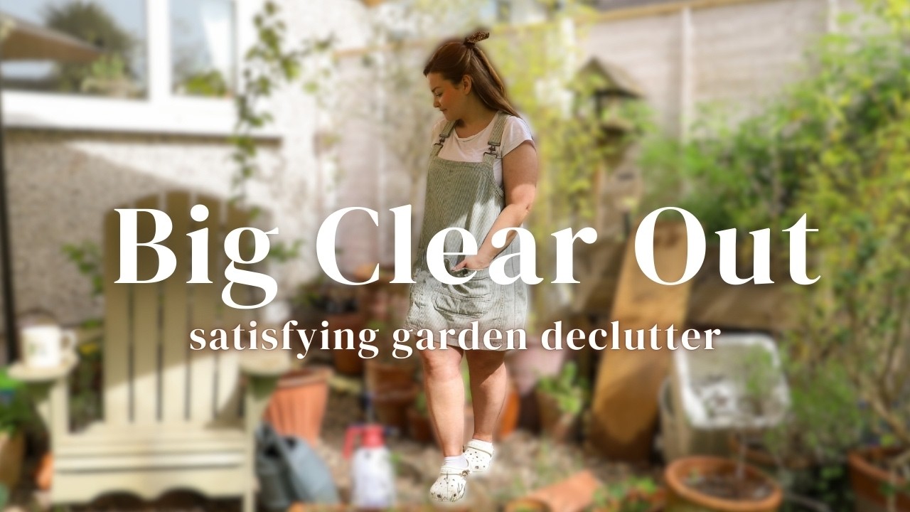 COTTAGE GARDEN DECLUTTER! 🏡 MASSIVE Clear Out Before Builders Arrive | So Satisfying!