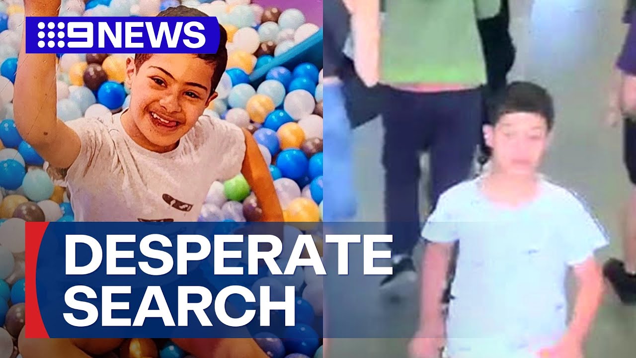 Desperate search for non-verbal boy missing in Sydney | 9 News Australia
