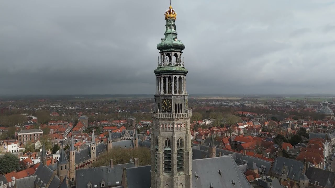 Middelburg 2025 Drone Mini 4K Nederland Zeeland