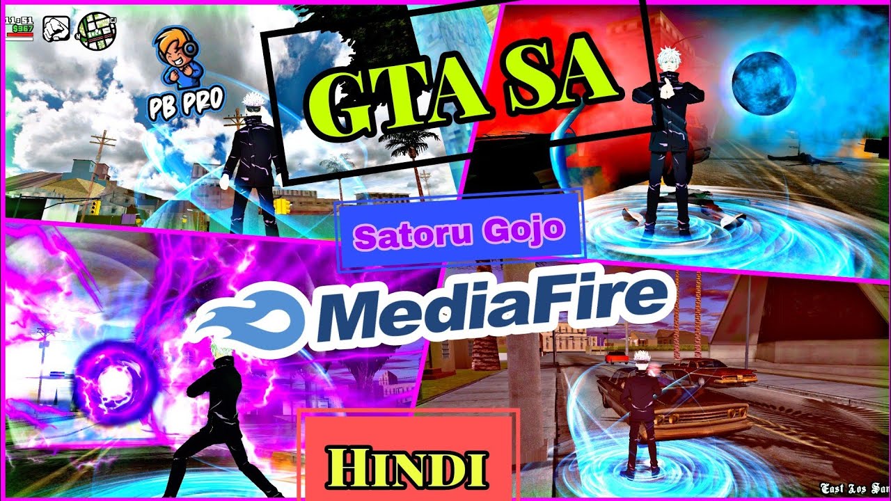 Satoru Gojo Mode For Gta San Andreas In Hindi || Tutorial ||